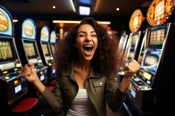 Antarmuka Live Blackjack di aplikasi dentoto menampilkan dealer, meja kartu, dan panel taruhan di bagian bawah
